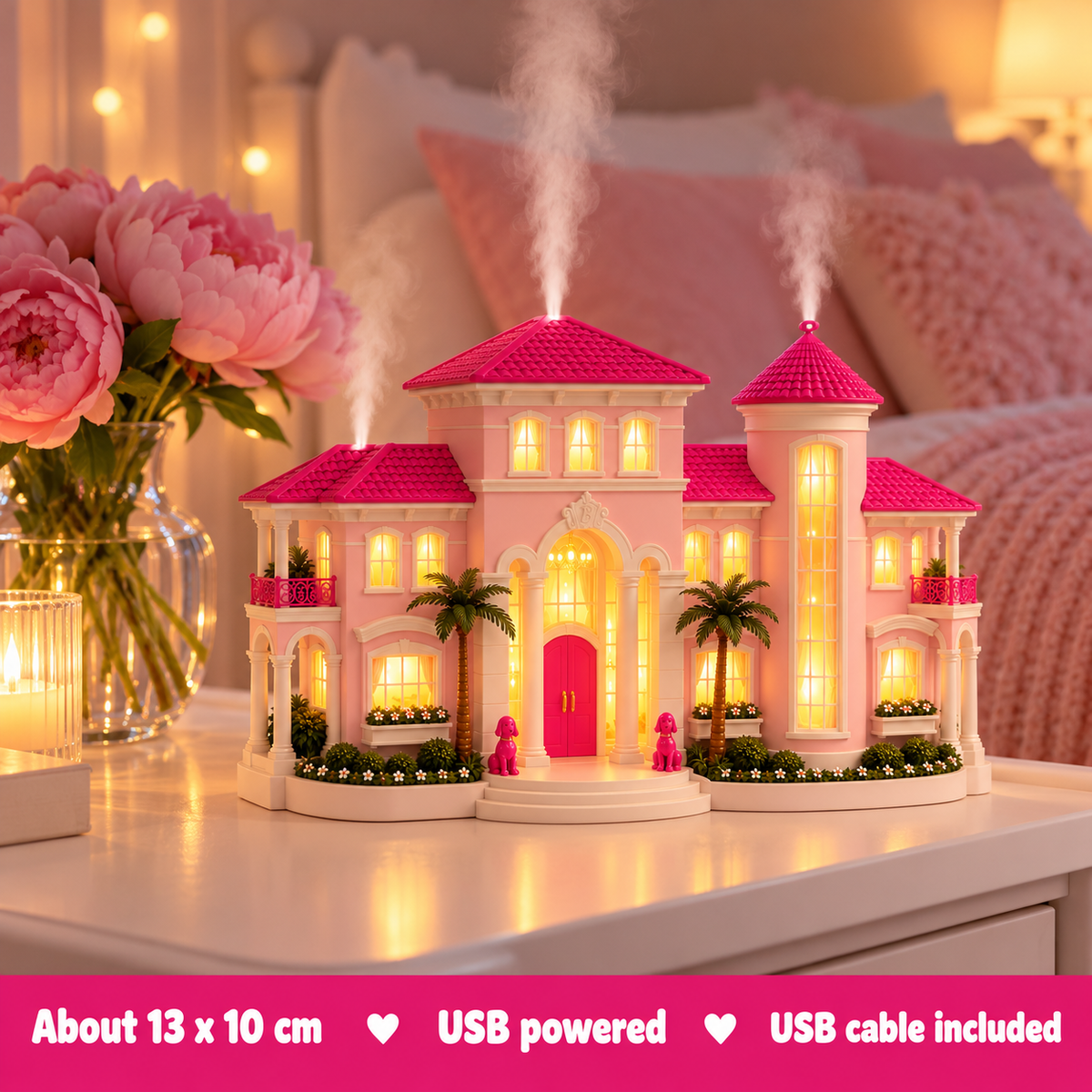 DreamMist Pink Mansion Aroma Diffuser